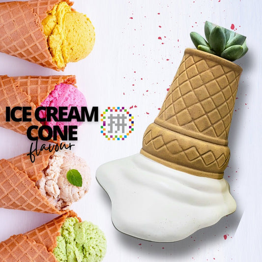 【肉肉甜點店】 - 融化冰淇淋多肉植物盲盒 - 拼肉肉 Puzzle Of Succulent