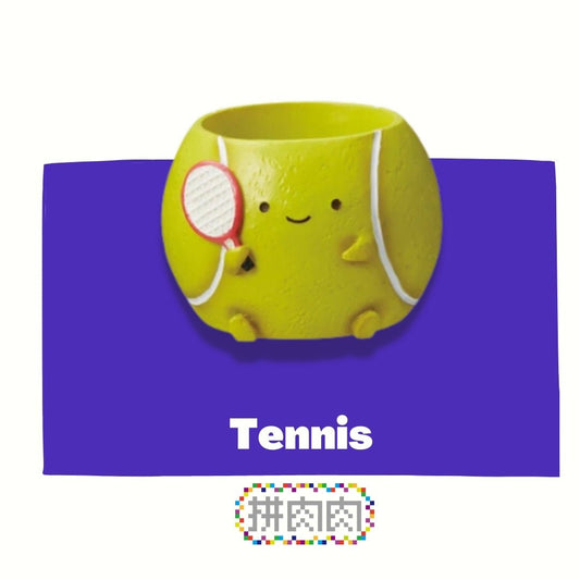 【肉肉運動場】 - 日本進口球類運動多肉植物盲盒X6 每種球類各1 - 拼肉肉 Puzzle Of Succulent