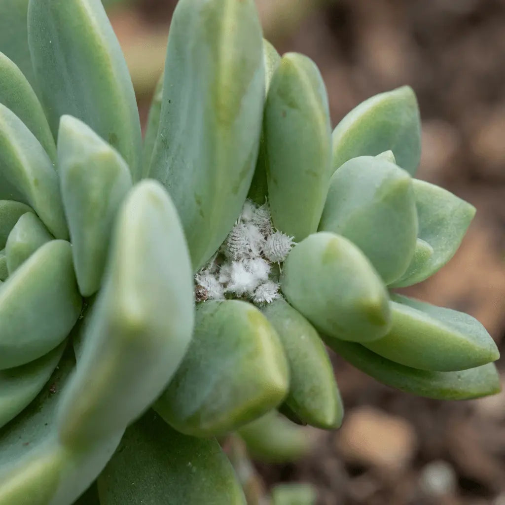 白色粉末下的危機：粉介殼蟲的破壞力 拼肉肉 Puzzle Of Succulent