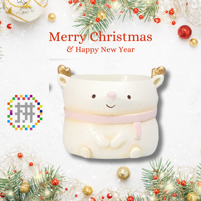 【拼肉肉聖誕限定】聖誕夢幻隊！聖誕老人、麋鹿、雪人三件套 (搭配多肉盲盒)