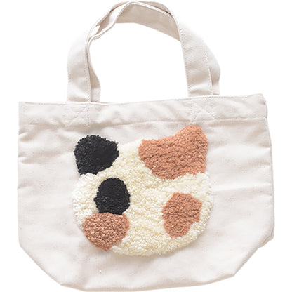 【肉肉雜貨店】貓咪創意大頭托特包