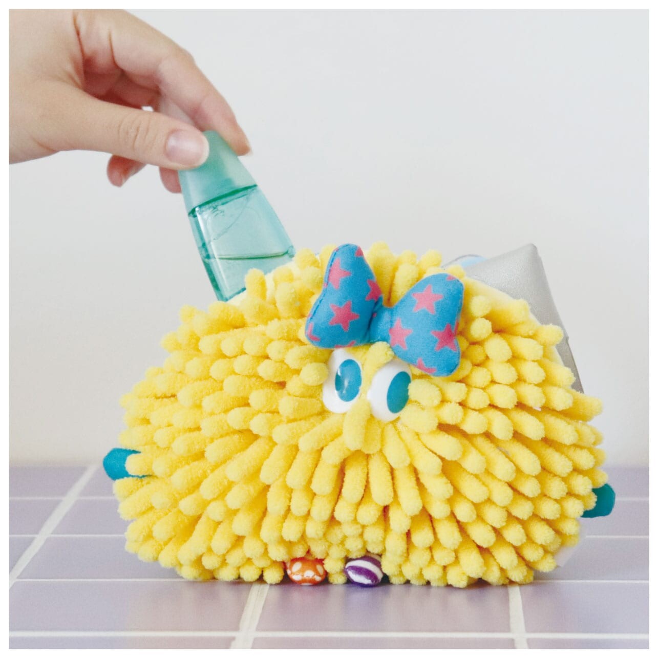 【肉肉雜貨店】平成復古潮回歸！Moja！毛茸茸大眼怪收納包（拉鏈款）