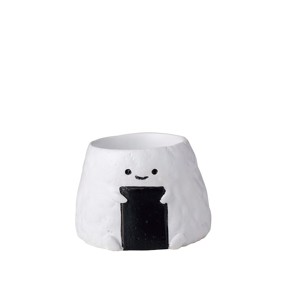 🍔🍙🍞 【肉肉早餐店】・元氣三寶真實多肉植物盲盒 (漢堡/吐司/飯糰｜零熱量早午餐｜辦公桌微型盆栽｜含盆土) 一吋多肉花盆