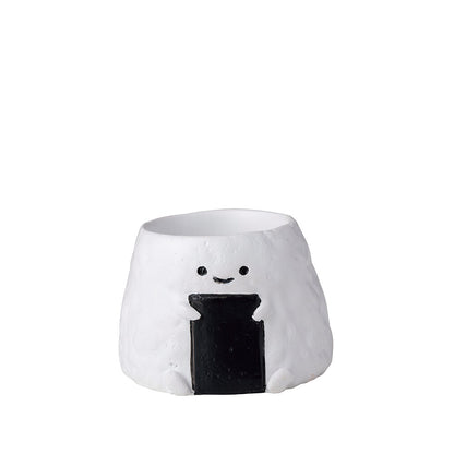 🍔🍙🍞 【肉肉早餐店】・元氣三寶真實多肉植物盲盒 (漢堡/吐司/飯糰｜零熱量早午餐｜辦公桌微型盆栽｜含盆土) 一吋多肉花盆