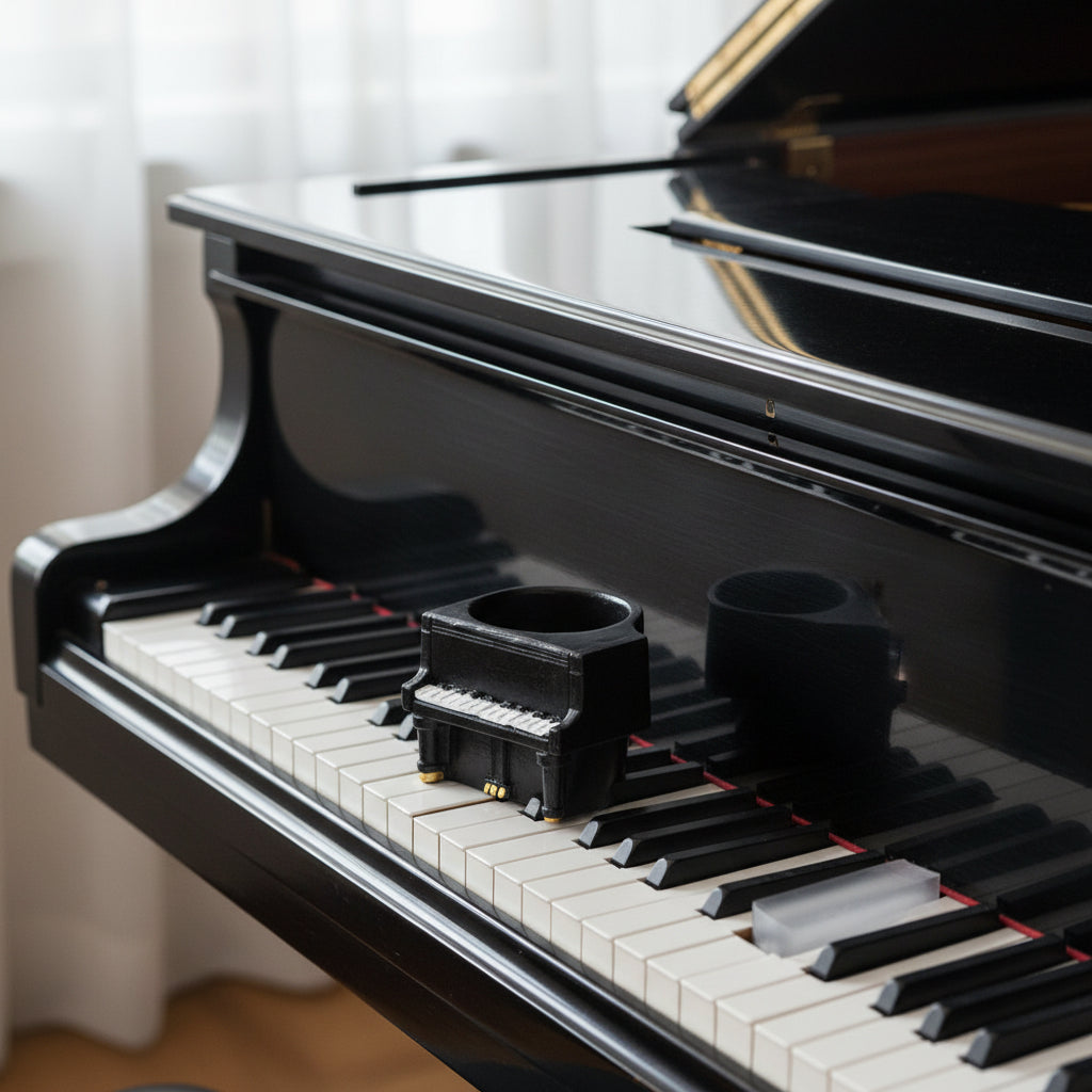 🎹 【拼肉肉】指尖上的綠色樂章・鋼琴真實多肉植物盲盒 (單入/多入組｜音樂辦公室療癒｜氣質微型盆栽｜含盆土)