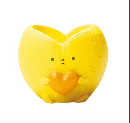 【肉肉玩具箱】把愛種出來！彩色愛心多肉花盆