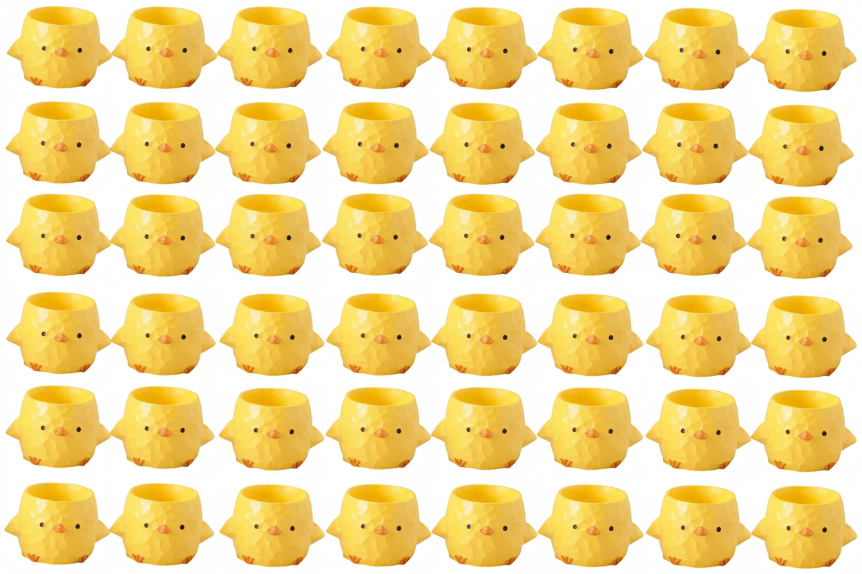 🐥 【肉肉動物園】破殼而出的可愛！萌呆黃色小雞 真實多肉微型盆栽 (辦公桌療癒萌寵｜盲盒驚喜｜含盆土專業組裝)