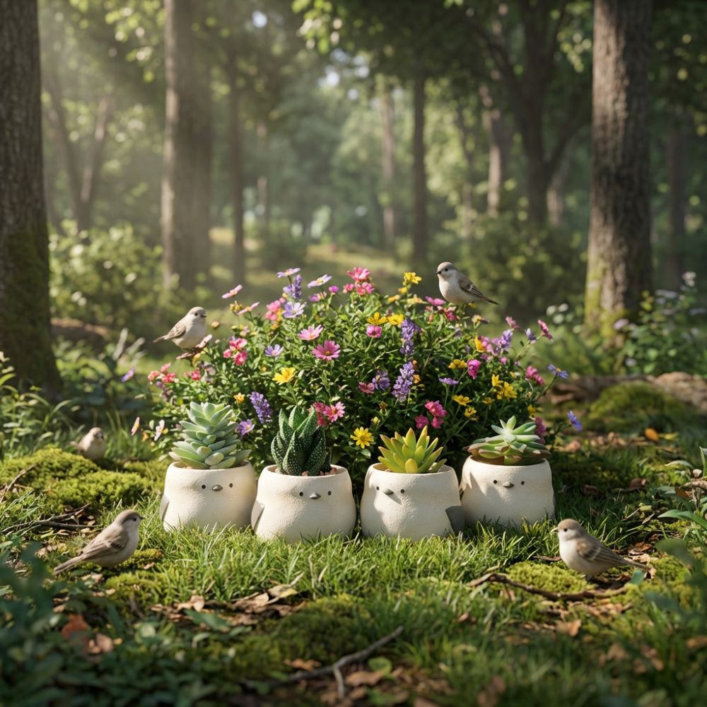 【肉肉動物園】-長尾山雀植物盲盒（單入/多入）多肉一吋盆