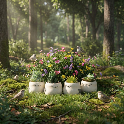 【肉肉動物園】-長尾山雀植物盲盒（單入/多入）多肉一吋盆