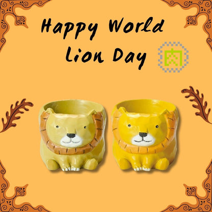 【肉肉動物園】-叢林之王獅子多肉植物盲盒X2