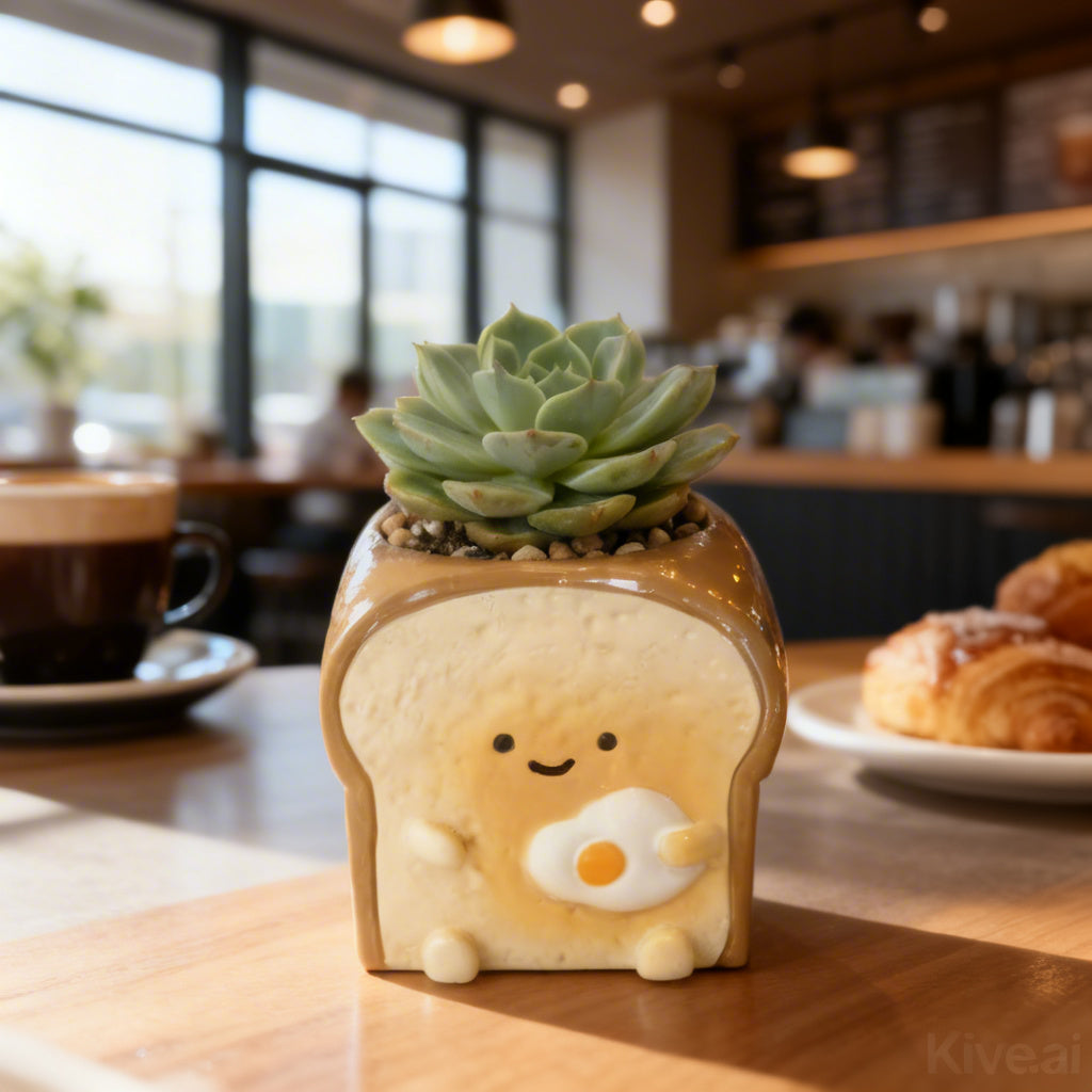 [Rou Rou Dessert Shop]-Japanese imported dessert combination succulent blind box X3