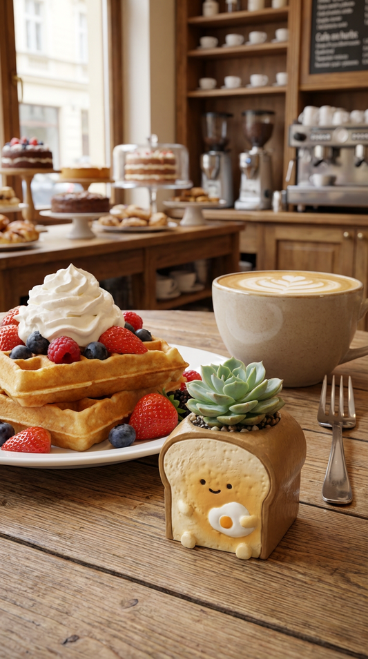 【肉肉甜點店】-日本進口蜜糖煎蛋吐司多肉植物盲盒（單入/多入）多肉一吋盆