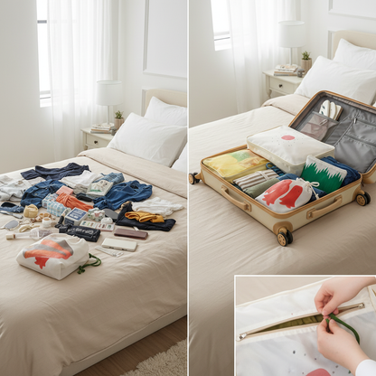 【肉肉雜貨店】開動啦！把行李箱變成「巨型美味便當盒」便當收納袋！