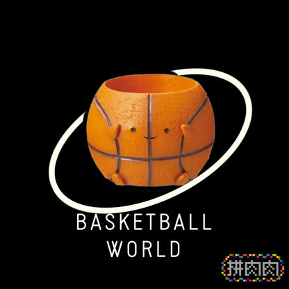 [Succulent Sports Field]-Japanese imported basketball succulent blind box X1