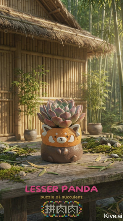 [Flesh Zoo] Red Panda Succulent Plant Blind Box, New Product Launched, Exclusively Sold on the Official Website