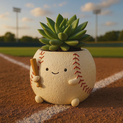 [Succulent Sports Field]-Blind box of baseball succulents imported from Japan