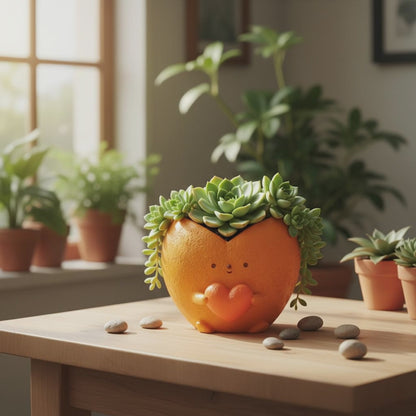 【肉肉玩具箱】把愛種出來！彩色愛心多肉花盆