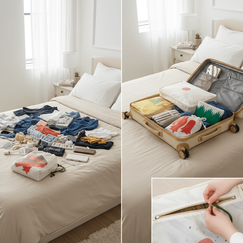 【肉肉雜貨店】開動啦！把行李箱變成「巨型美味便當盒」便當收納袋！ - 拼肉肉 Puzzle Of Succulent