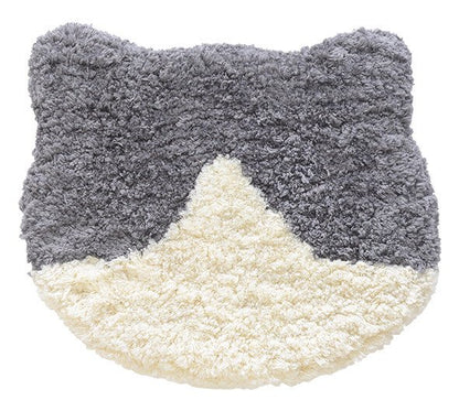 【肉肉雜貨店】戳繡貓咪板凳椅墊 貓頭貓尾 - 拼肉肉 Puzzle Of Succulent