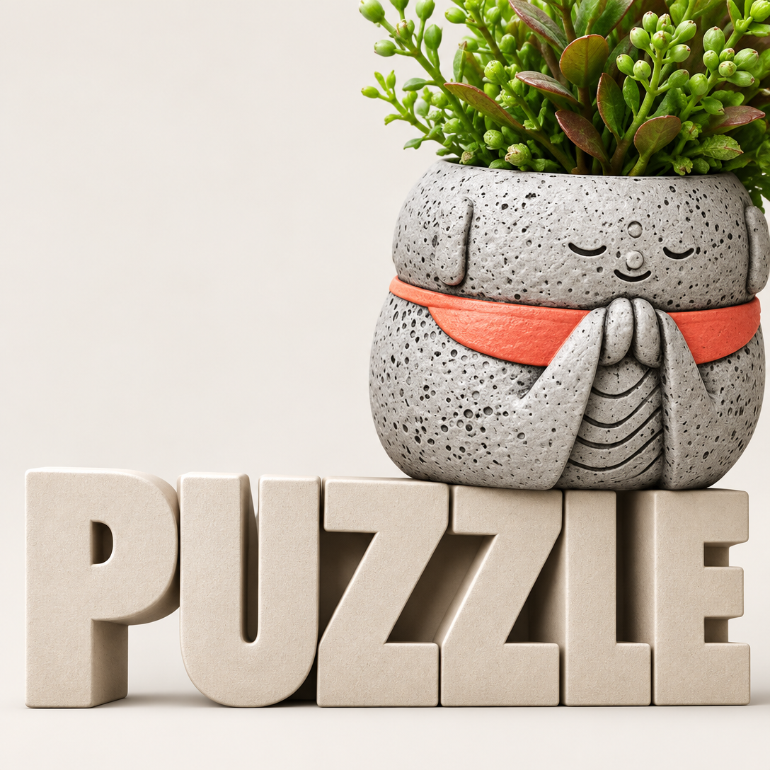 拼肉肉 PUZZLE 地藏王菩薩多肉盲盒