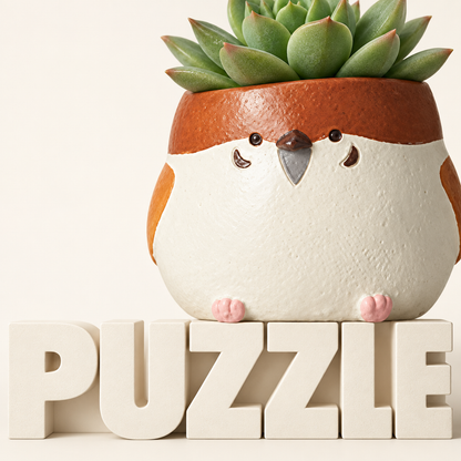 拼肉肉 PUZZLE 麻雀多肉盲盒